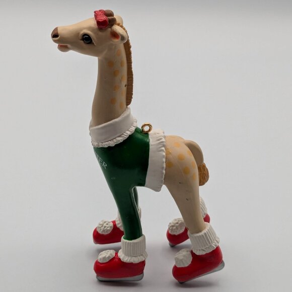 Hallmark Keepsake Daughter 1993, Vintage Bendable Giraffe Christmas Ornament - Picture 6 of 11